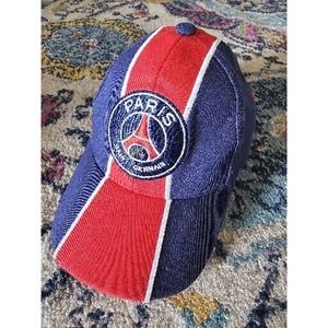 Paris Saint-Germain Blue Red Adjustable Hook Loop 54cm Hat Ball Cap